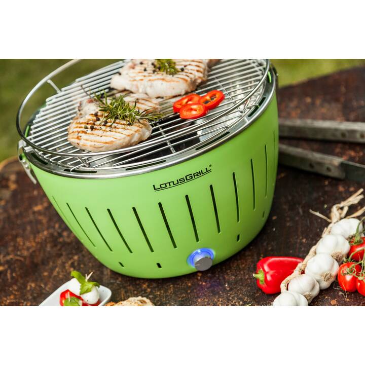 LOTUSGRILL XL Holzkohlegrill (Grün)