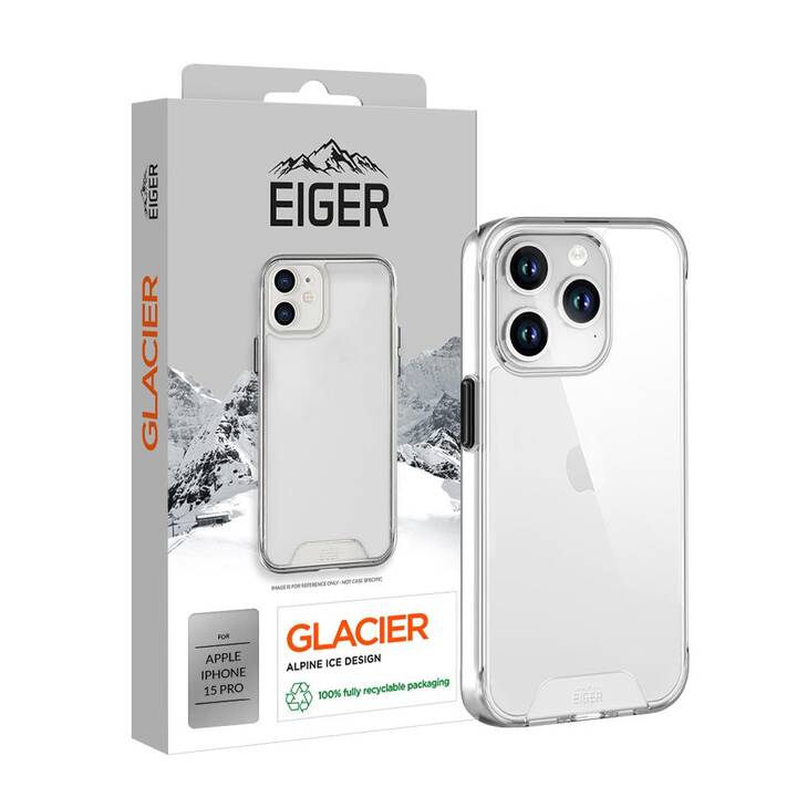 EIGER Backcover Glacier (iPhone 15 Pro, Transparent)