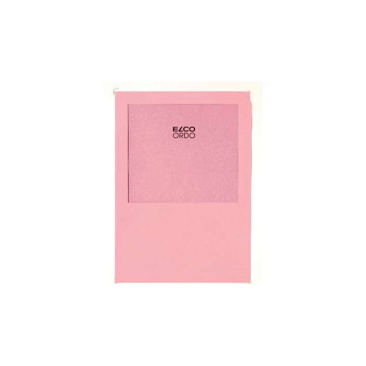 ELCO Dossier d'organisation (Rose, A4, 100 pièce)