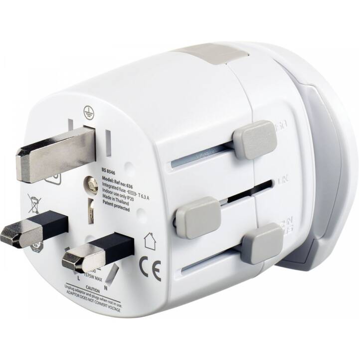 GO TRAVEL Adaptateurs Swiss-UK (Type J, CH / Type G, Commonwealth) -  Interdiscount