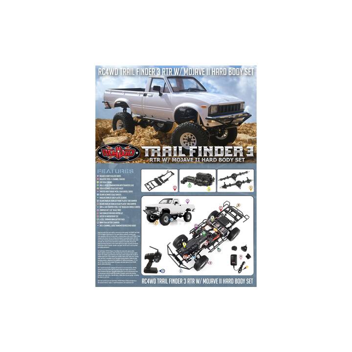 RC4WD Trail Finder 3 Mojave II (1:10)