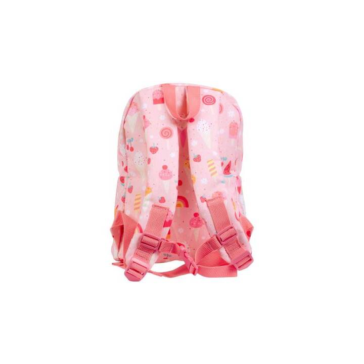 ROOST Sac à dos de jardin d'enfants Ice-Cream (7 l, Rose)