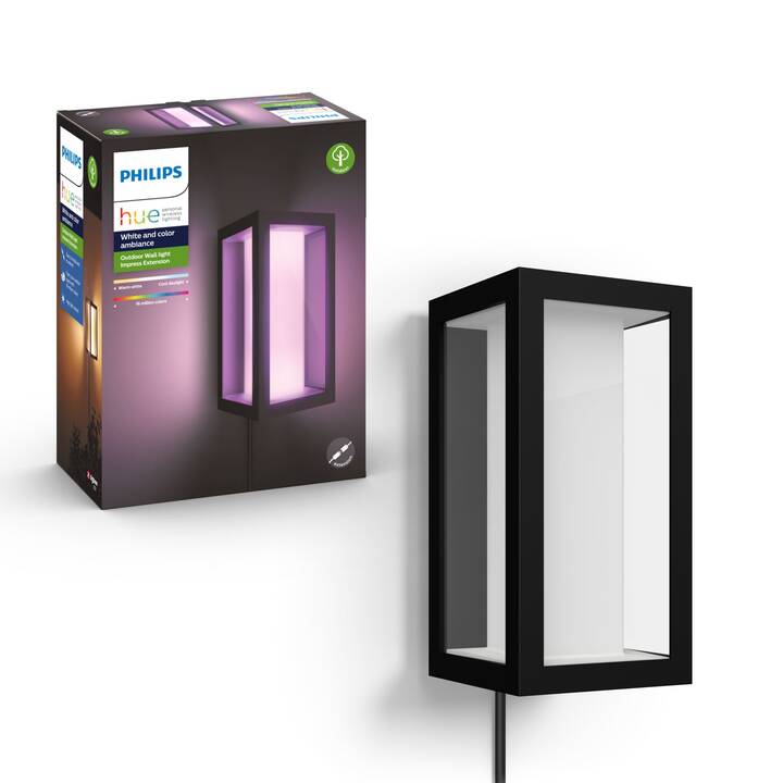 PHILIPS HUE Wandleuchte Impress (16 W, Schwarz)