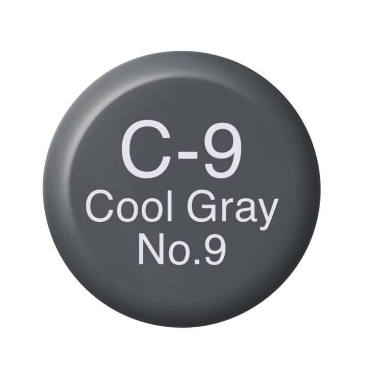COPIC Inchiostro C-9 Cool Grey (Grigio, 12 ml)