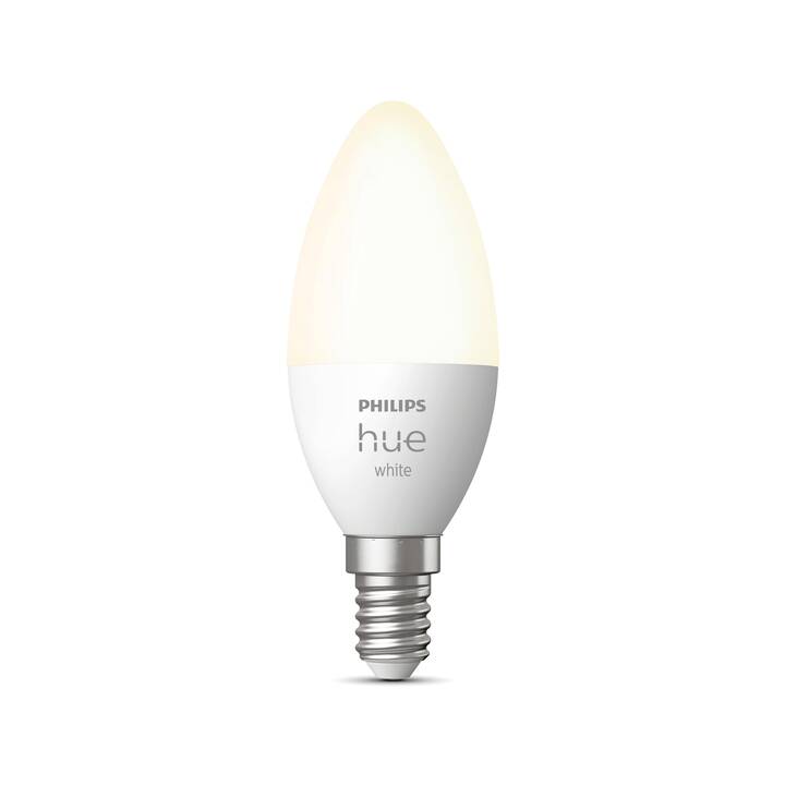 PHILIPS HUE Lampadina LED White (E14, Bluetooth, 5.5 W)