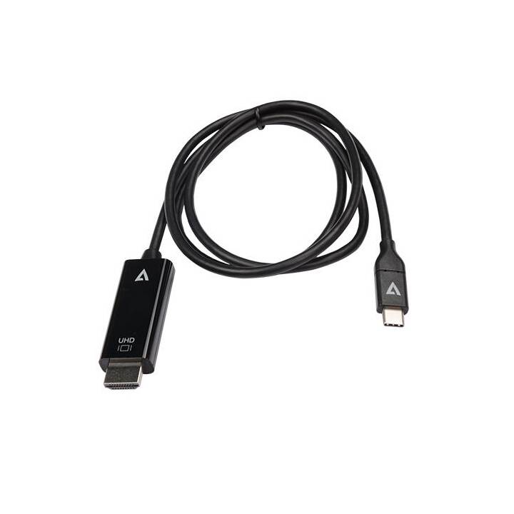 VIDEOSEVEN Câble de connexion (USB C, HDMI, 1 m)