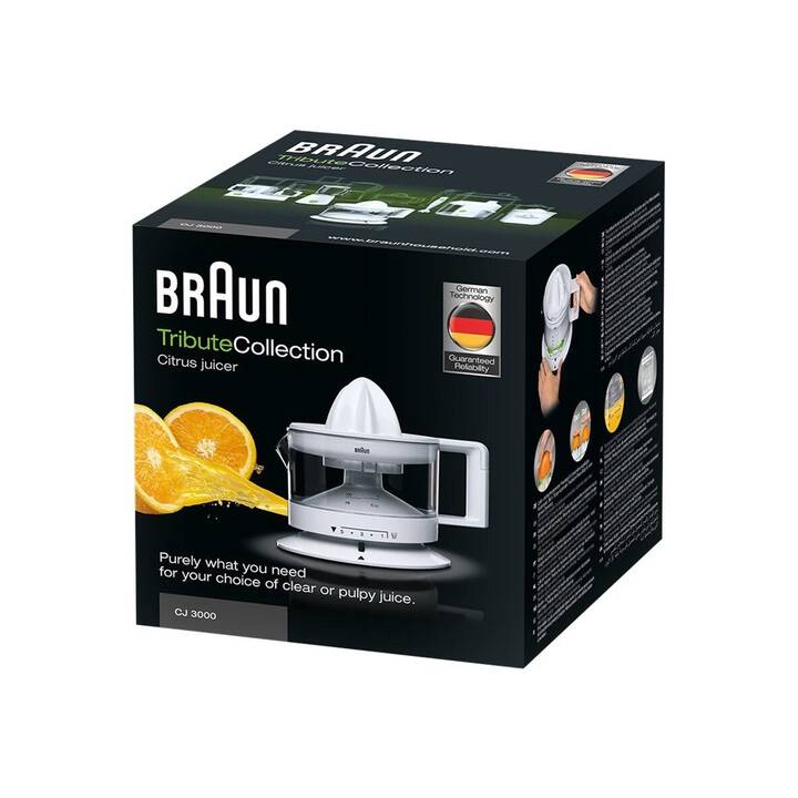 BRAUN Presse-agrumes Tribute Collection CJ3000 (350 ml, 20 W)