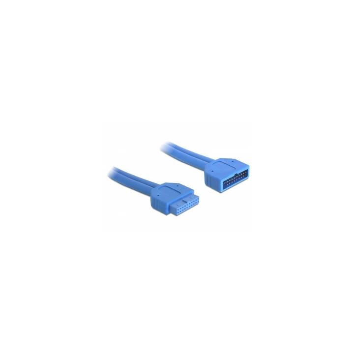 DELOCK Câble USB ( USB 3.0, USB 3.0, 0.45 m)