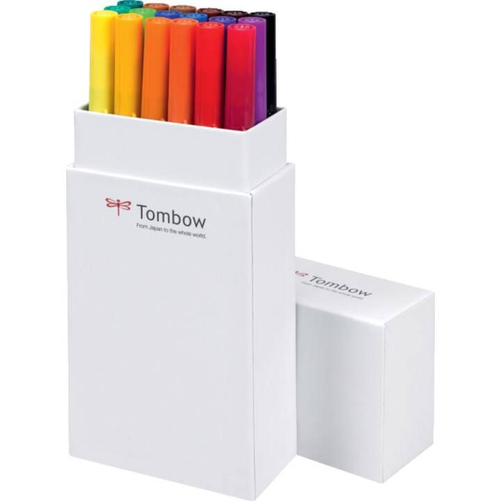 TOMBOW ABT Crayon feutre (Multicolore, 18 pièce)