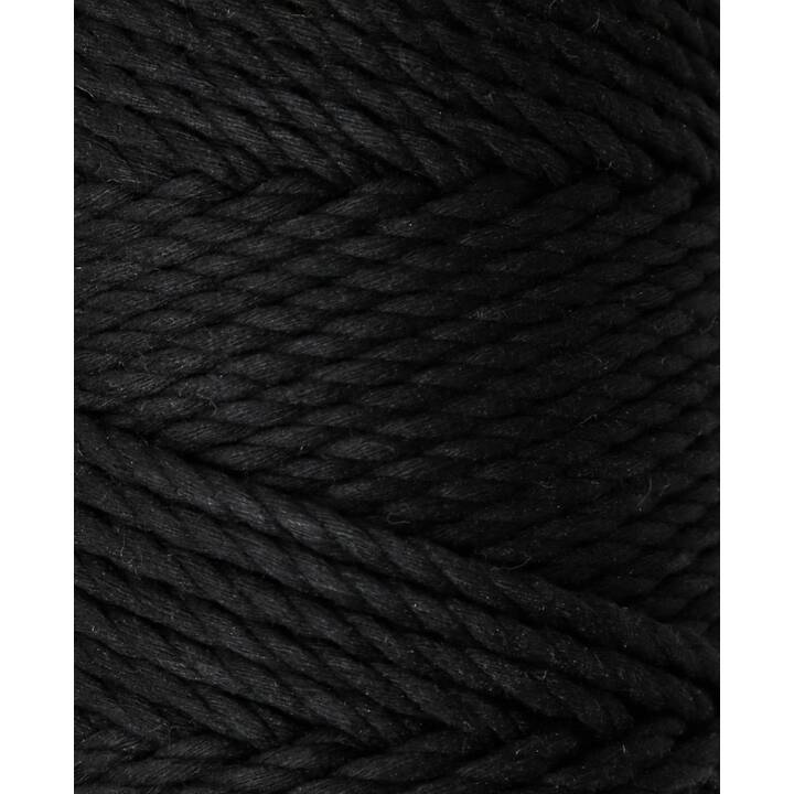 LALANA Laine Macrame Rope  (330 g, Noir)