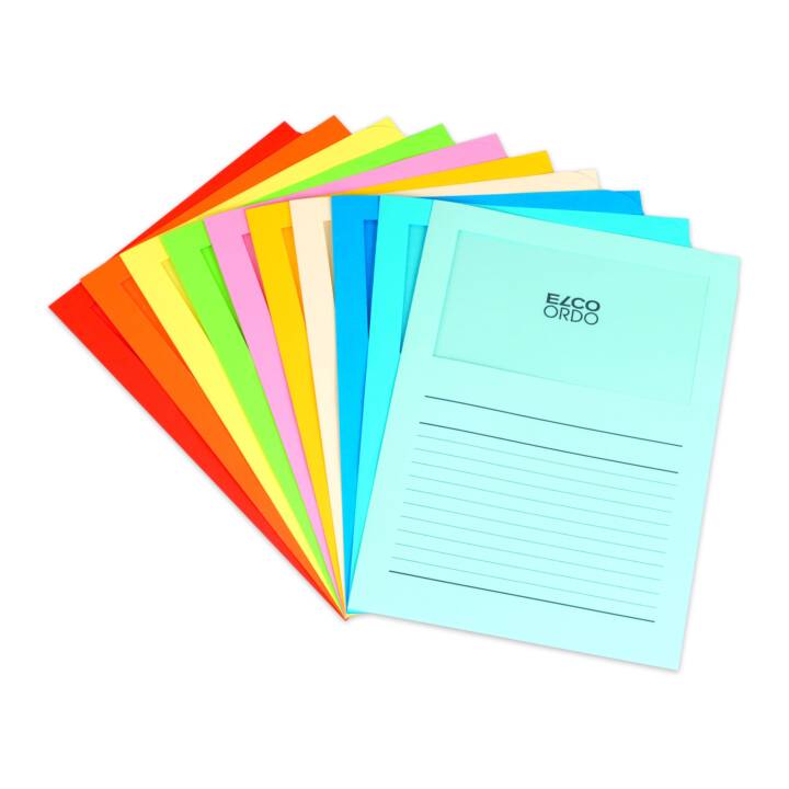 ELCO Cartellina organizzativa (Multicolore, A4, 100 pezzo)