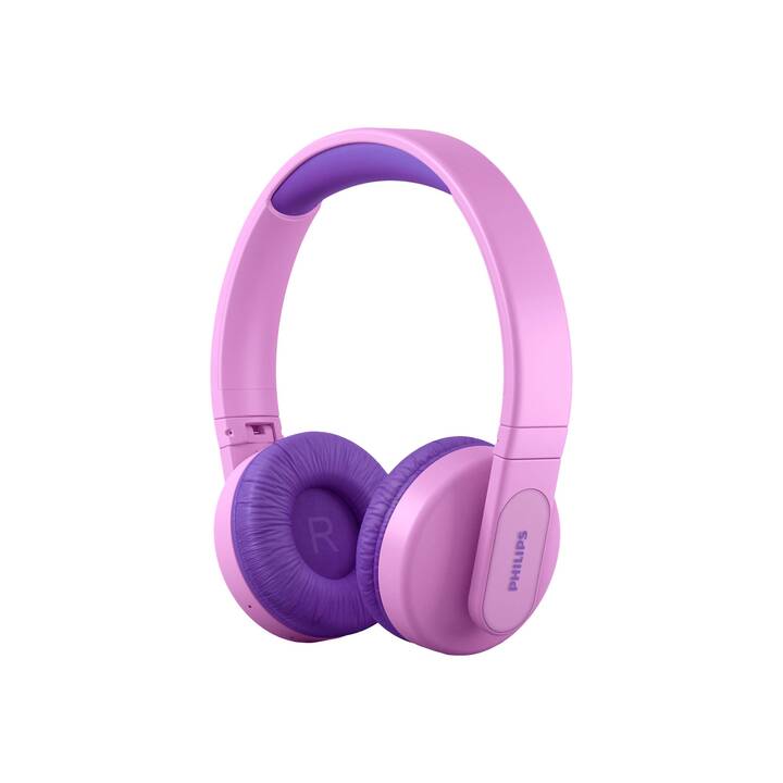 PHILIPS Kids TAK4206PK Kinderkopfhörer (On-Ear, Bluetooth 5.0, Pink)
