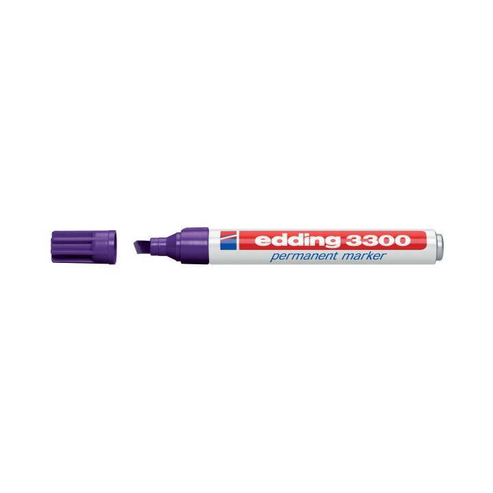 EDDING Permanent Marker 3300 (Violett, 1 Stück)