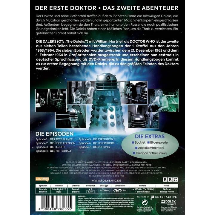 Doctor Who - Der Erste Doktor: Die Daleks (DE, EN)