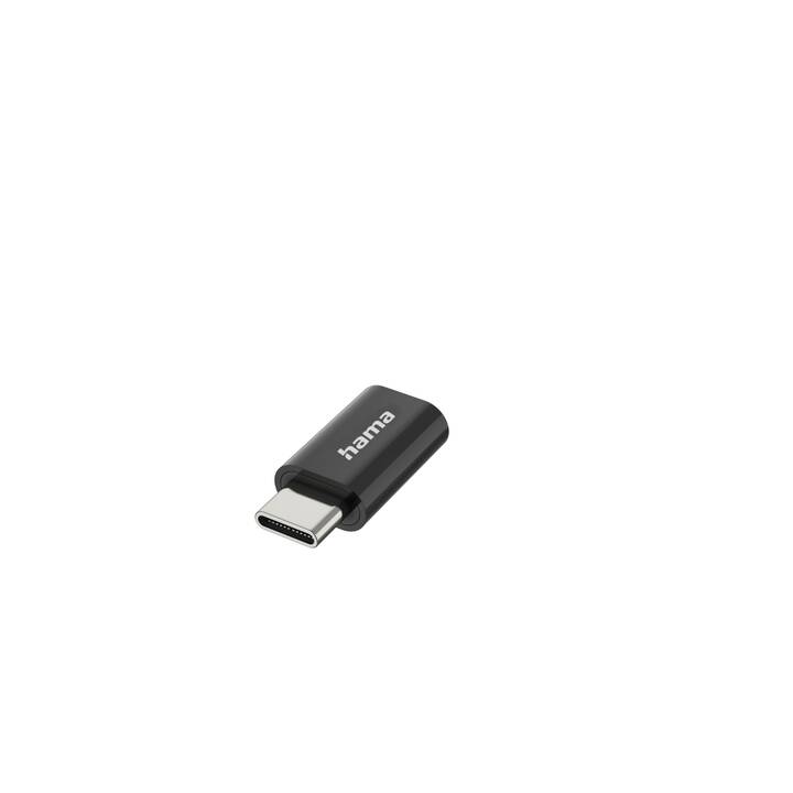 HAMA Adaptateur (USB-C fiche, Micro USB)