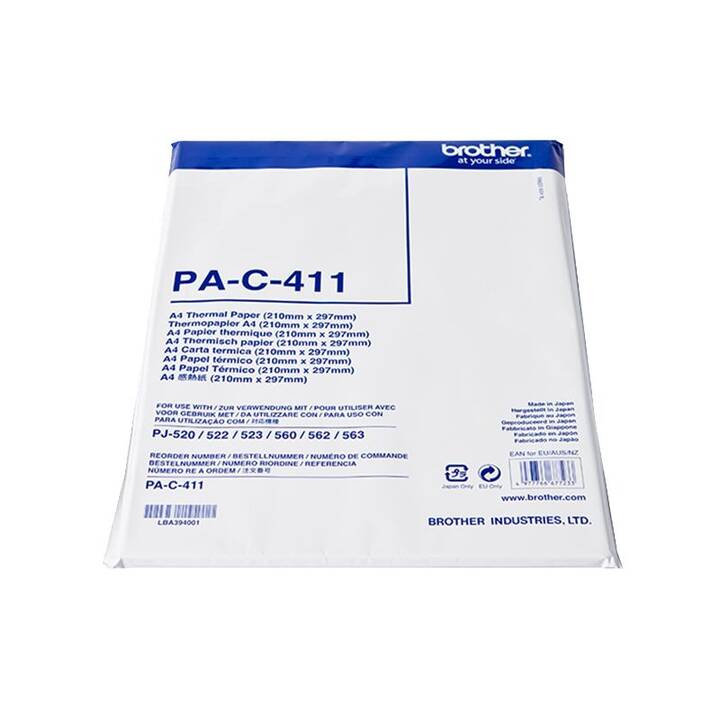 BROTHER Thermopapierrolle PA-C-411 (210 mm x 297 mm)