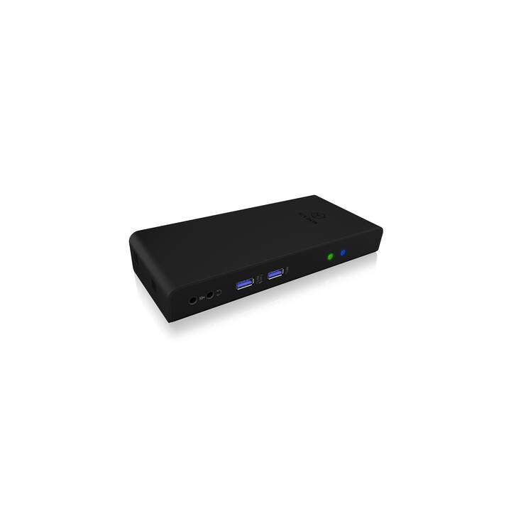 ICY BOX Dockingstation BOX IB-DK2251AC (2 x HDMI, USB 2.0, RJ-45 (LAN))