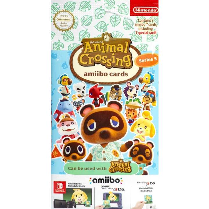 NINTENDO amiibo Cards Animal Crossing - Series 5 Figuren (Nintendo 3DS, Mehrfarbig)
