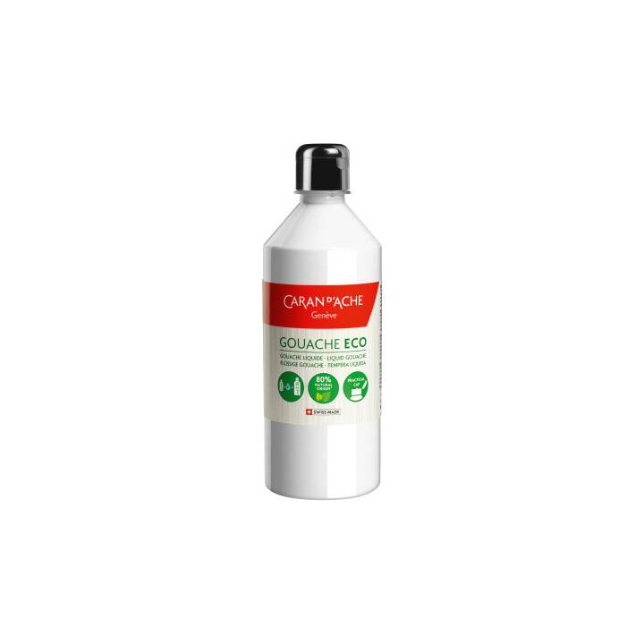 CARAN D'ACHE Couleur acrylique (500 ml, Blanc)