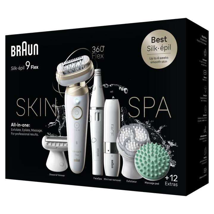 BRAUN Silk-épil 9-681 3D SkinSpa Depilatore
