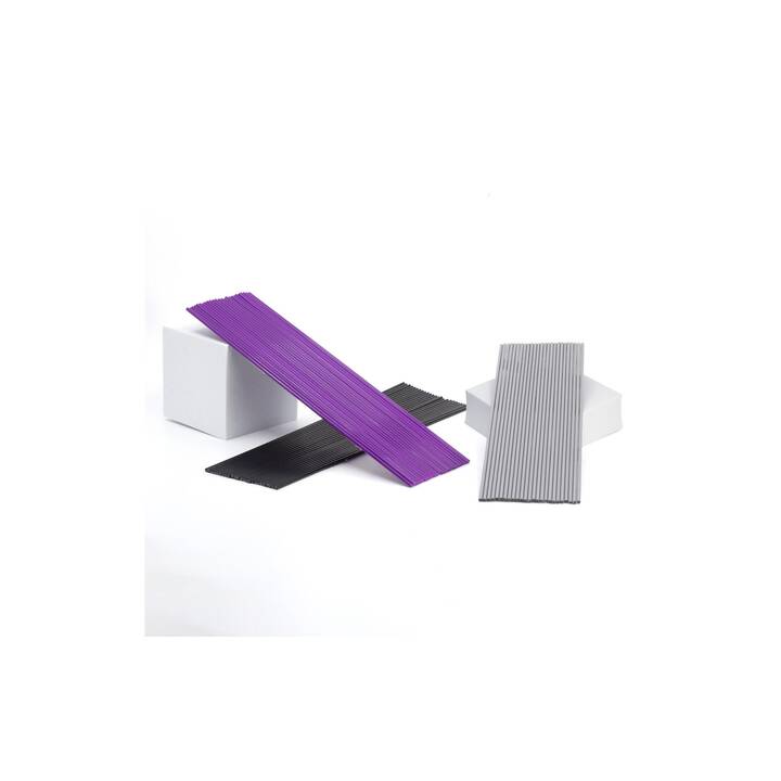3DOODLER Filamento Create+ & Pro+ Viola Grigio Nero (3 mm, Acido polilattico (PLA))