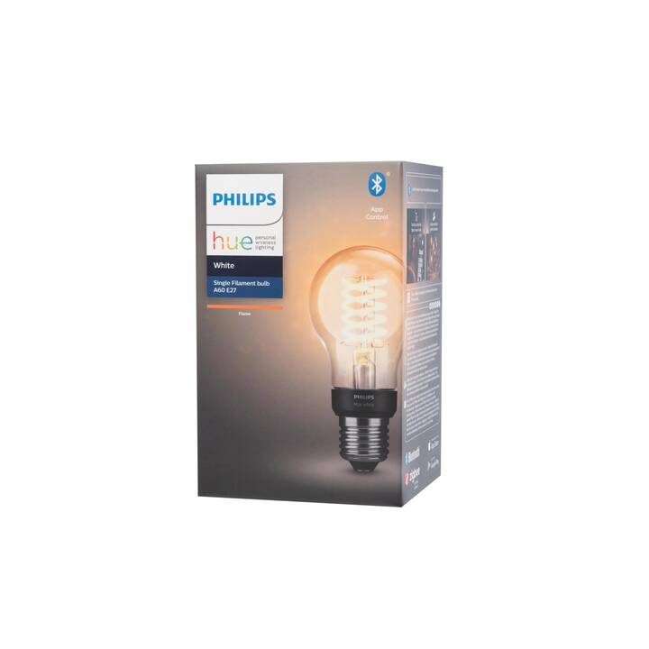 PHILIPS HUE Ampoule LED White (E27, ZigBee, Bluetooth, 7 W)