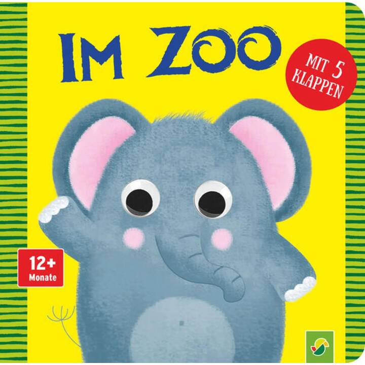 Kulleraugenbuch Im Zoo. Mit 5 Klappen