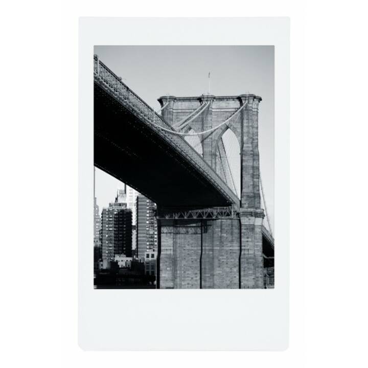 FUJIFILM Monochrome Pellicule instantané (Instax Mini, Blanc)