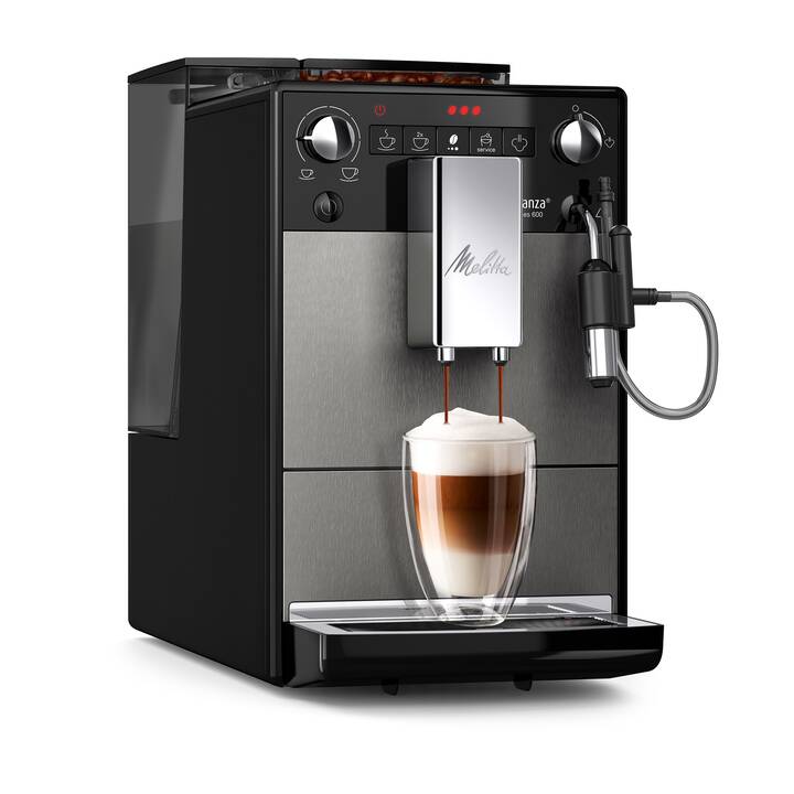 MELITTA Avanza series 600 (Argent titane, 1.5 l, Machines à café automatique)