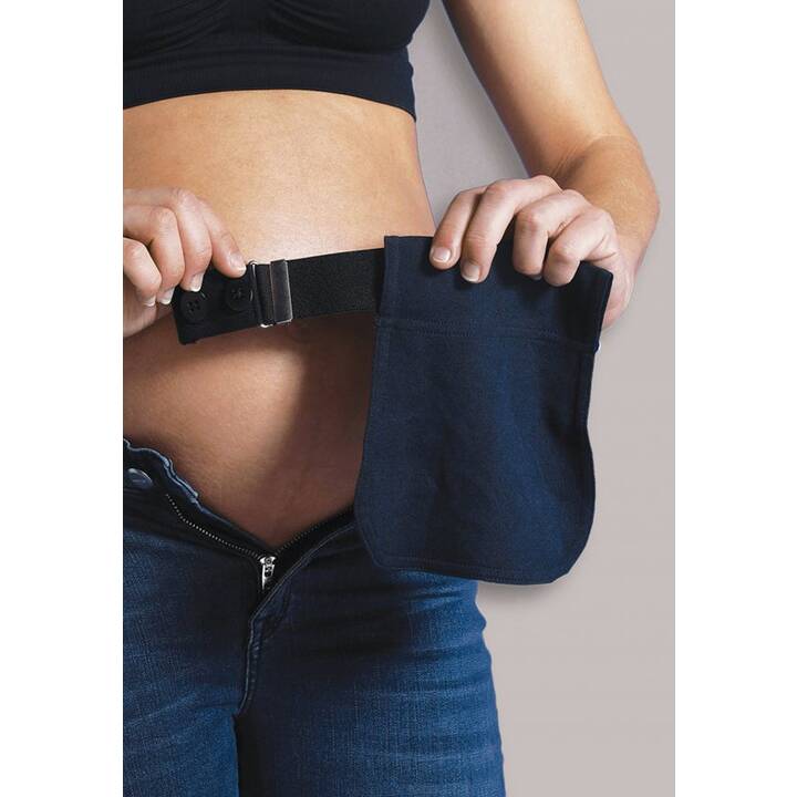 CARRIWELL Bandeau de grossesse Organic Flexi-Belt (Beige, Bleu, Noir, Taille unique)