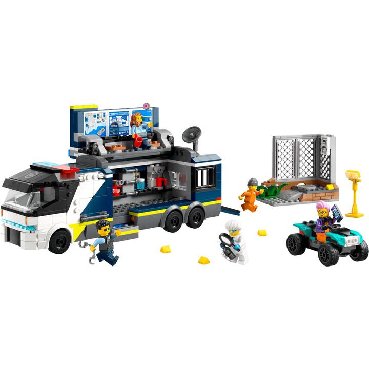 LEGO City Le laboratoire de police scientifique mobile (60418)