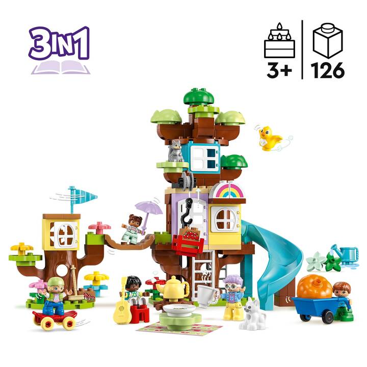 LEGO DUPLO La Cabane dans l’Arbre 3-en-1 (10993)