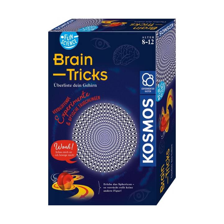 KOSMOS Fun Science Brain Tricks Scatola di sperimentazione (Trucchi di magia)