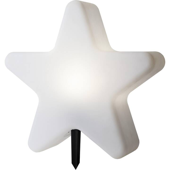 STAR TRADING Lampada da pavimento Star (25 W, Nero, Bianco)
