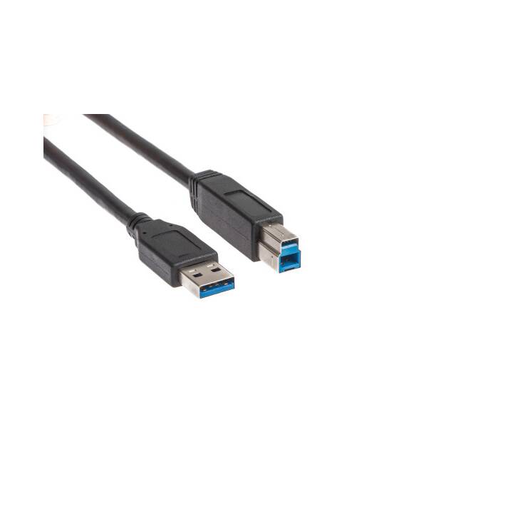 LINK2GO Câble USB (USB 3.0 Type-B, USB 3.0 Type-A, 1 m)