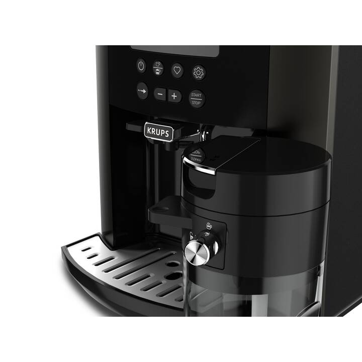 KRUPS Arabica Latte EA819E (Noir, 1.7 l, Machines à café automatique)