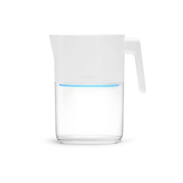 LARQ Carafe filtrante PureVis (1.9 l, Transparent, Blanc)