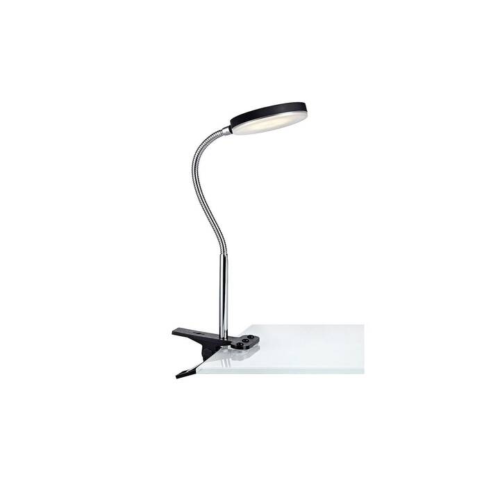 MARKSLÖJD Lampe de table Flex Clip (Chrome, Noir)
