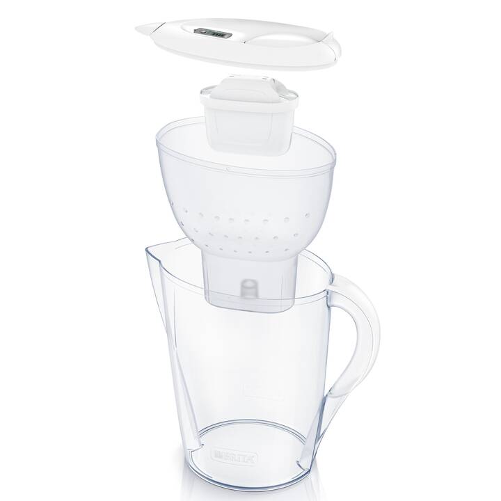 BRITA Carafe filtrante Marella XL incl. 1 cartouche MAXTRA PRO All-in-1 (2 l, Blanc)