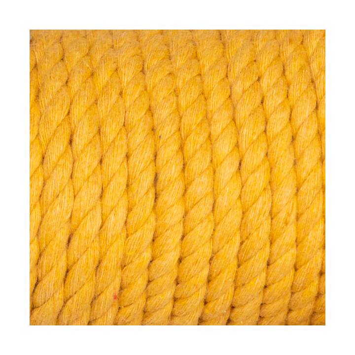 KORDEL 8 Mm Flach Geflochten Orange