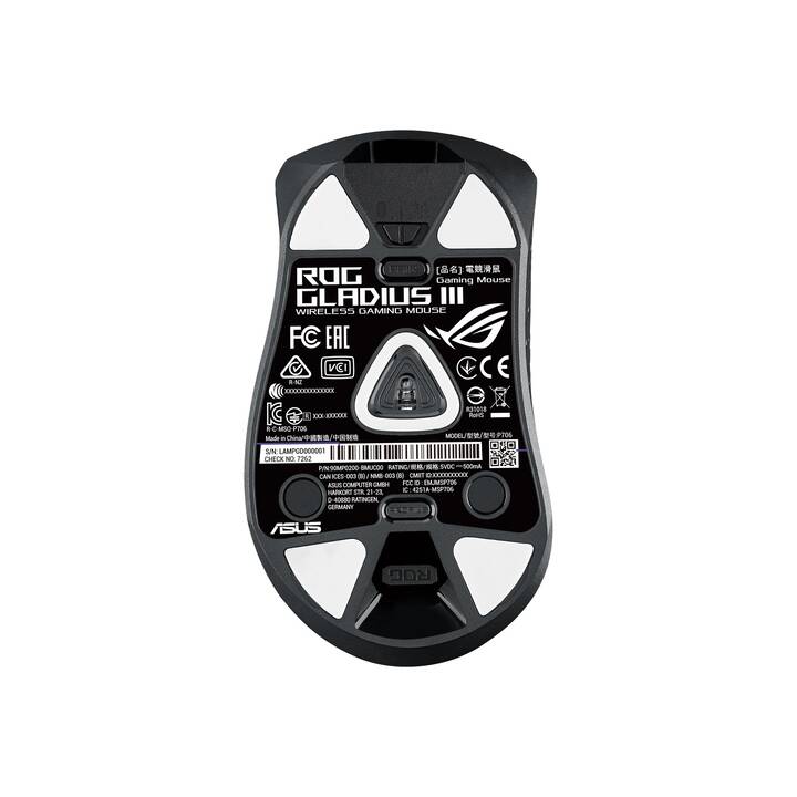 ASUS ROG Gladius III Wireless Maus (Kabel und Kabellos, Gaming)