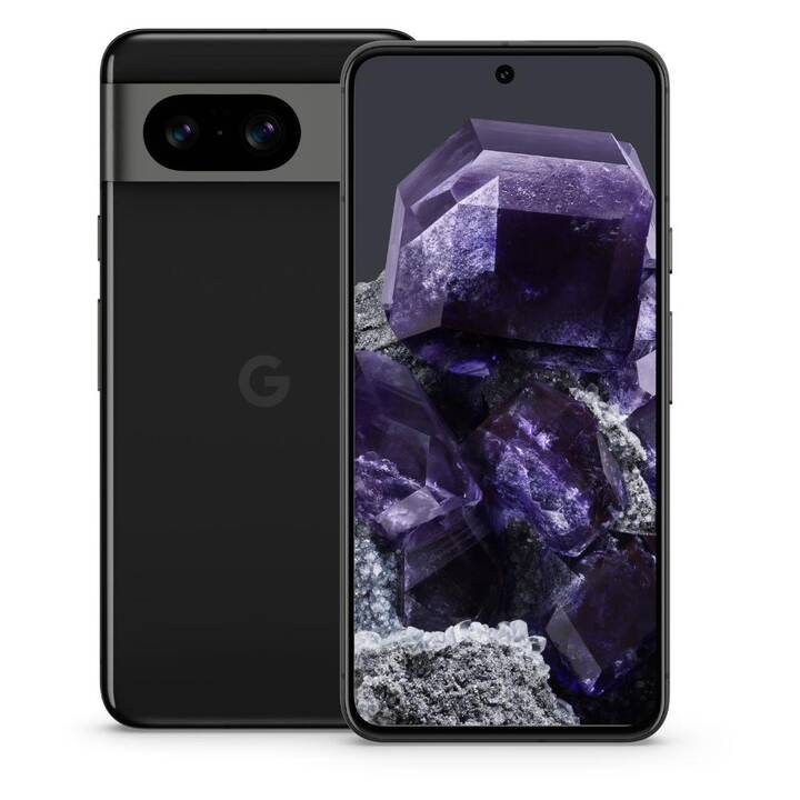 GOOGLE Pixel 8 (128 GB, Obsidian, 6.2", 50 MP, 5G)