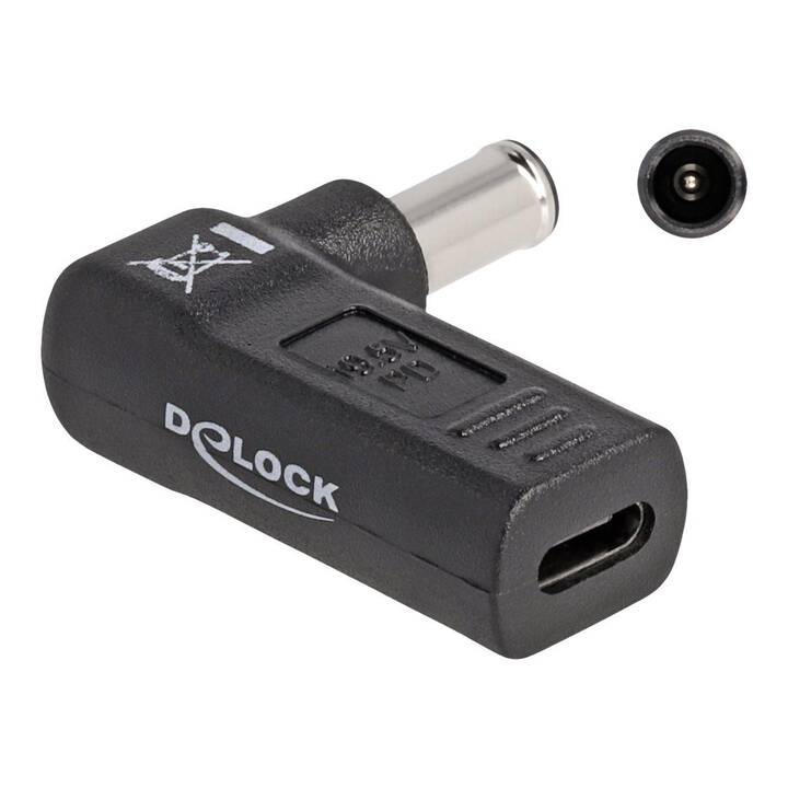 DELOCK Adapter (USB-C, Gleichstromstecker, 3.8 cm)