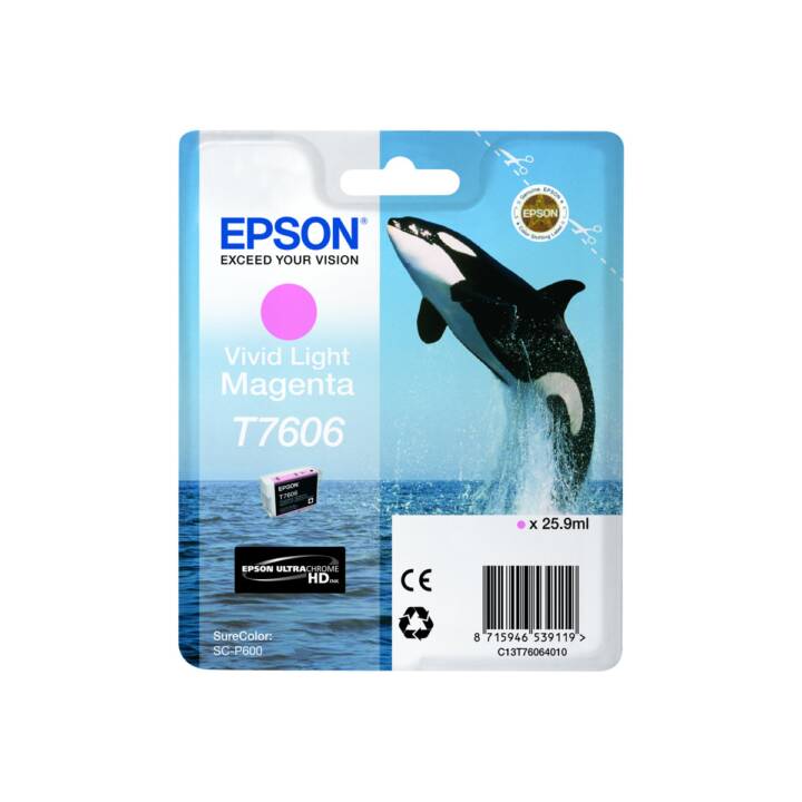 EPSON C13T76064010 (Magenta, Light Magenta, Vivid Light Magenta, 1 pezzo)