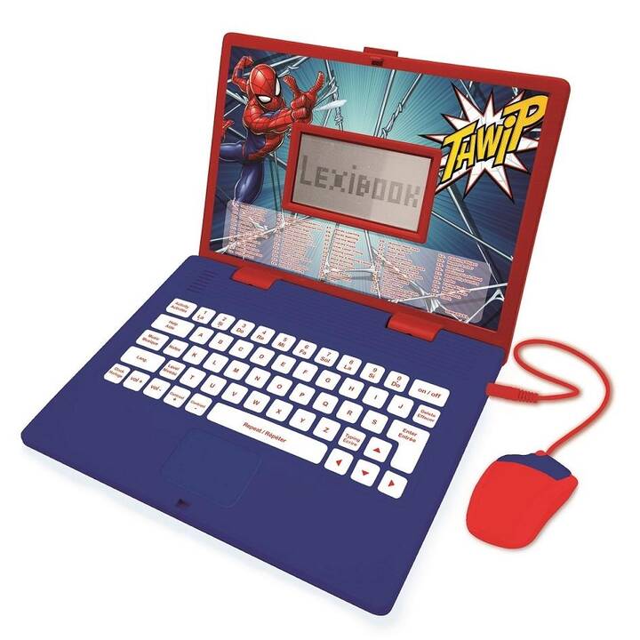 LEXIBOOK Ordinateur portable pour enfants Spider-Man (DE, EN)