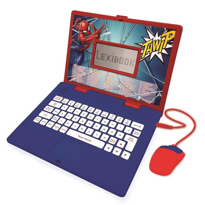 LEXIBOOK Computer portatile per bambini Spider-Man (DE, EN)