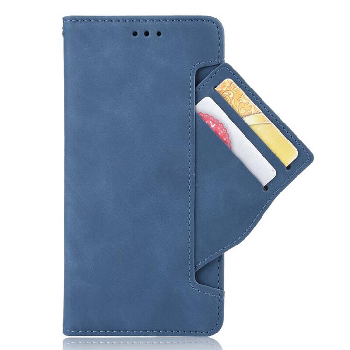 EG Mornrise étui portefeuille pour Apple iPhone SE 4.7" 2020 - bleu foncé