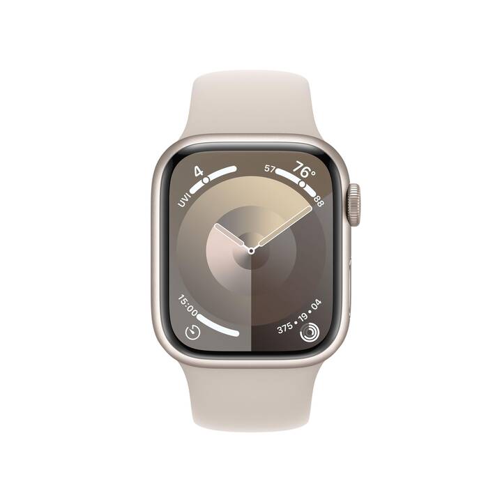 APPLE Watch Series 9 GPS (41 mm, Aluminium, S/M)