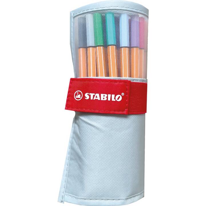STABILO Point 88 Penna a fibra (Multicolore, 25 pezzo)
