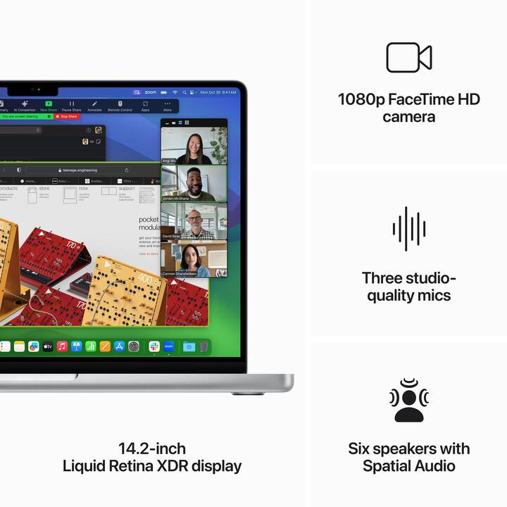 APPLE MacBook Pro 2023 (14.2", Apple M3 8-Core Chip, 8 GB RAM, 1000 GB SSD)